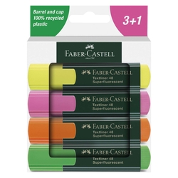 FABER CASTELL Textmarker Textliner 1548 - 4er Kartonetui