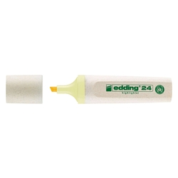 EDDING 24 EcoLine Textmarker - nachfüllbar, pastellgelb