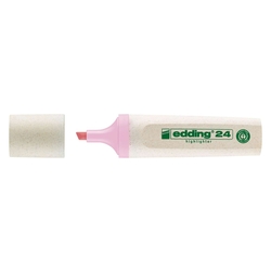 EDDING 24 EcoLine Textmarker - nachfüllbar, pastellrosa