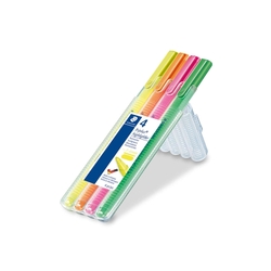 STAEDTLER Textmarker triplus® textsurfer®, Box mit 4 Farben