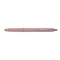 PILOT Tintenroller FriXion Zone 0.7, mit Druckmechanik & FriXion Metall-Mine, radierbare Tinte, nachfüllbar, 0.7mm (M), pink