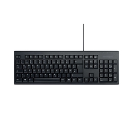 KENSINGTON Tastatur KB100S EQ, USB, kabelgebunden, schwarz