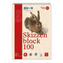 EDITION DÜRER Skizzenblock - A4, 100 g/qm, 100 Blatt