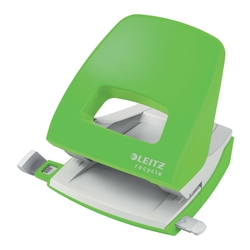 LEITZ 5003 Locher NeXXt Recycle - 30 Blatt, klimaneutral, grün