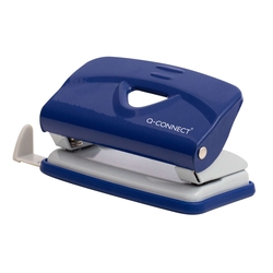 Q-CONNECT Locher, 10 Blatt, blau/grau