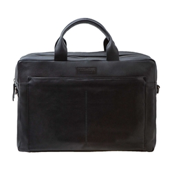 PRIDE & SOUL Businesstasche Nomad - 30 x 42 x 13 cm, schwarz