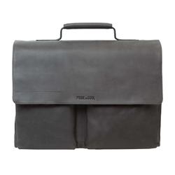 PRIDE & SOUL Businesstasche District - 30 x 41 x 14 cm, dunkelgrau