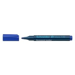 SCHNEIDER Permanentmarker Maxx 130 - Rundspitze, 1-3 mm, nachfüllbar, blau