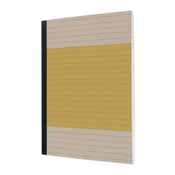 SIGEL Notizbuch Recycling, A5, 80g/m², 100 Blatt, Softcover, liniert, leuchtgelb