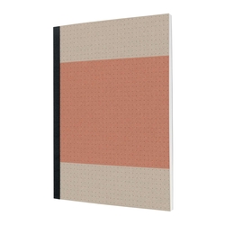 SIGEL Notizbuch Recycling, A5,80g/m², 100 Blatt, Softcover, punktiert, koralle