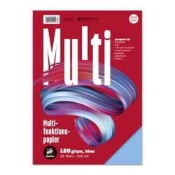 STAUFEN STYLE Multifunktionspapier 7X PLUS - A4, 120 g/qm, blau, 35 Blatt