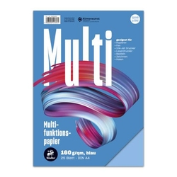 STAUFEN STYLE Multifunktionspapier 7X PLUS - A4, 160 g/qm, blau, 25 Blatt
