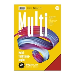 STAUFEN STYLE Multifunktionspapier 7X PLUS - A4, 80 g/qm, rot, 50 Blatt
