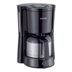 SEVERIN Kaffeemaschine Type - Thermo Edelstahl, schwarz