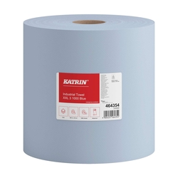 KATRIN Wischtuch Basic Industrial XXL3 blau, 3-lagig, 360 m