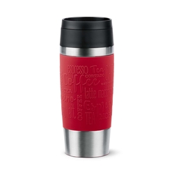 EMSA Travel Mug Isolierbecher Classic - 0,36 l, dunkelrot