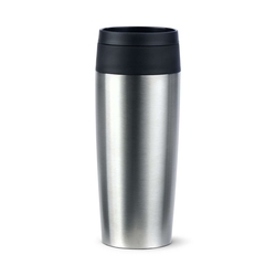 EMSA Travel Mug Isolierbecher Classic - 0,36 l, edelstahl