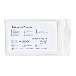SÖHNGEN Dreiecktuch V Form - DIN 13168, reinweiß