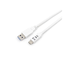 EQUIP USB 3.2 Gen 1x1 Type-A to C, M/M , 2.0m, White