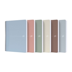OXFORD Spiralbuch My Rec'Up - A4, 5 mm kariert, 90 Blatt, sortiert, SCRIBZEE®
