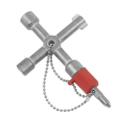 MANNESMANN Mini-Kreuzschlüssel mit Kette