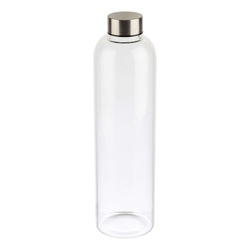 APS Trinkflasche Glas, 1L, transparent