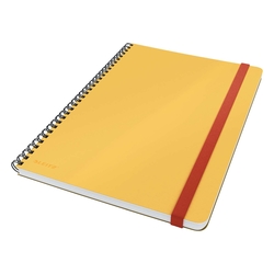 LEITZ Collegeblock Cosy - B5, 80 Blatt, 100 g/qm, kariert, gelb