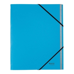 LEITZ 3915 Ordnungsmappe Recycle - A4, 12 Fächer, Karton (RC), klimaneutral, blau