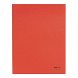 LEITZ 3906 Jurismappe Recycle - A4, 250 Blatt, Karton (RC), klimaneutral, rot