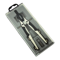 DONAU Geometriezirkel - 170 mm, Etui