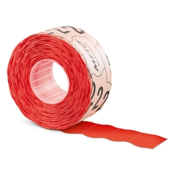 METO Preisauszeichner-Etiketten, 1-zeilig, 22 x 12 mm, permanent haftend, fluor rot