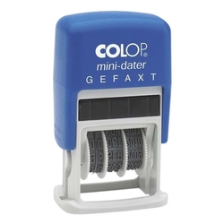 COLOP Mini-Dater - Datumstempel + Text GEFAXT