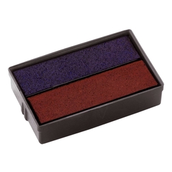 COLOP Ersatzkissen E/10/2 blau/rot