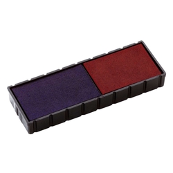 COLOP Ersatzkissen E/12/2 blau/rot