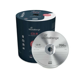 MEDIARANGE CD-R 100er Spindel inkl. URA, 700MB, 80Min