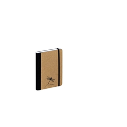 PAGNA Notizbuch Pur - A6, kariert, natur
