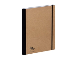 PAGNA Notizbuch Pur - A4, kariert, natur