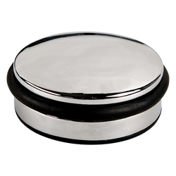 ALCO Türstopper - Ø 10 cm, flach, chrom