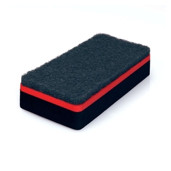 SIGEL Board-Eraser Reinigungsschwamm - 13 x 6 cm, magnetisch, schwarz