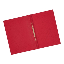 OXFORD Schnellhefter TOP FILE+ - A4, Karton 390g/qm, kfm. und Amtsheftung, dunkelrot