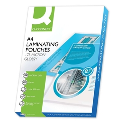 Q-CONNECT Laminierhülle - A4, 2x 175 mym, 100 Stück