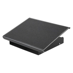 Q-CONNECT Fußstütze Metall, schwarz