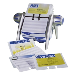 DURABLE Visitenkartenkartei VISIFIX® FLIP VEGAS, metallic silber