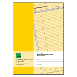 SIGEL Ausbildungsnachweis täglich - A4, 28 Blatt