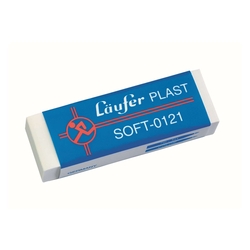 LÄUFER Radierer Plast Soft 65x21x12mm