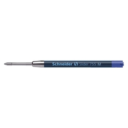 SCHNEIDER Kugelschreiber Großraummine Slider 755 - M, blau (dokumentenecht)