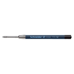 SCHNEIDER Kugelschreiber Großraummine Slider 755 - M, schwarz (dokumentenecht)