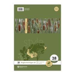 STAUFEN STYLE Ringbucheinlage - LIN28, A4, 50 Blatt, 70 g/qm, kariert mit Randlinien