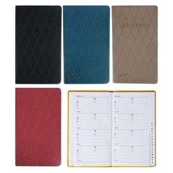 STYLEX Adressbuch - 8 x 15 cm, Register, sortiert
