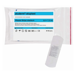 SÖHNGEN aluderm®-aluplast Pflaster-Stripes - elastisch, 2,5x7,2 cm, 50 Stück